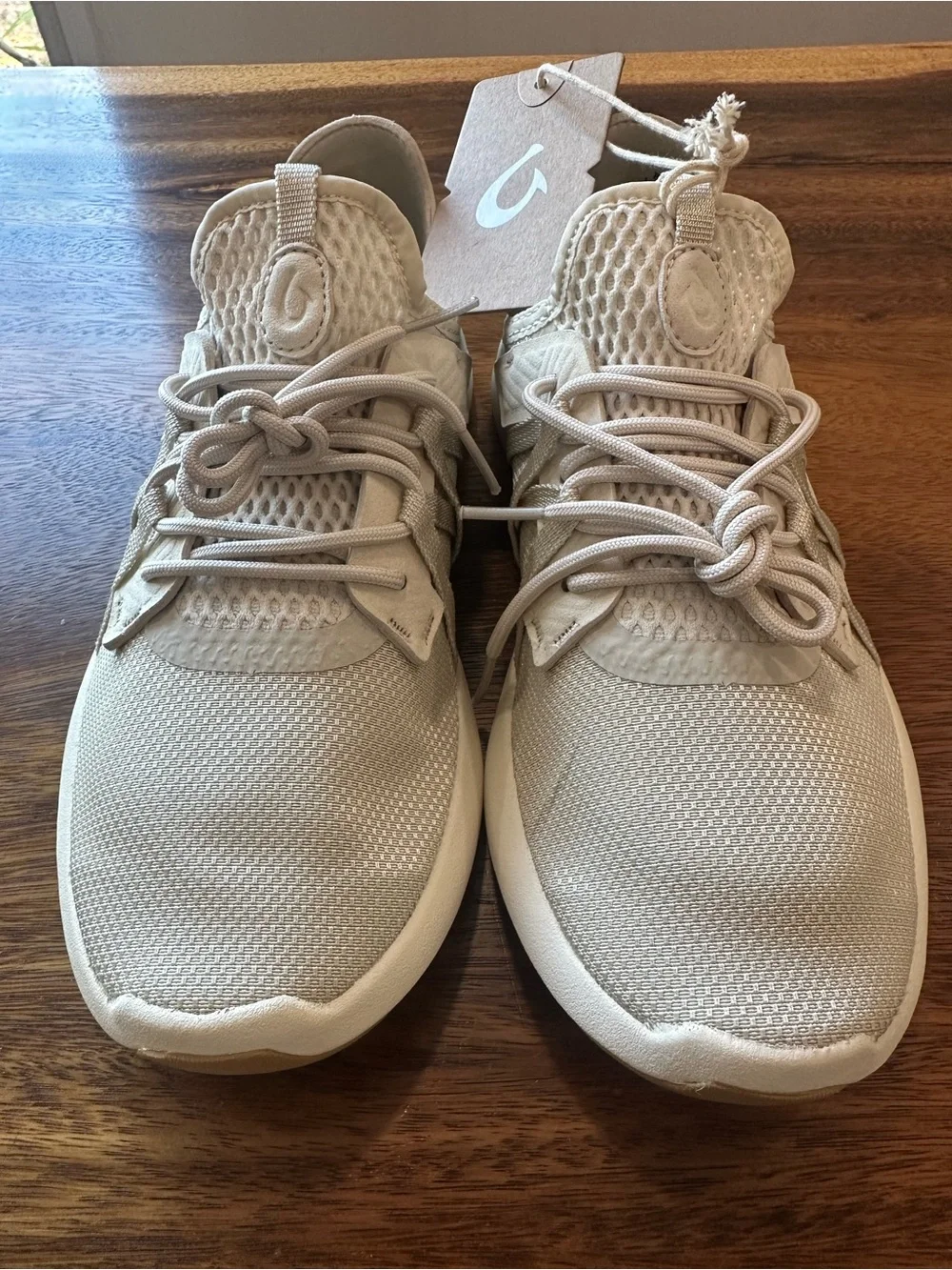 Olukai Holo Athleisure Sneaker Mens Sz 8.5 Sand Off White 10513-3618 $130 Retail